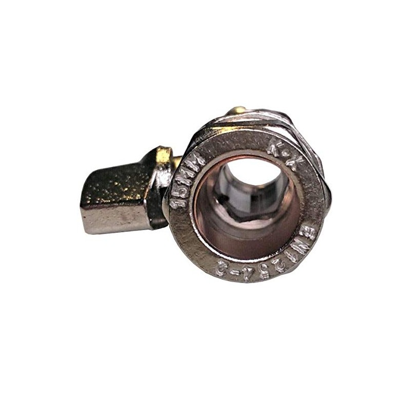 Large Bore 15mm Isolation Valve with Butterfly Handle