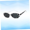 LIFKOME Trendy Cow Pattern Sunglasses for Women and Girls, Oval