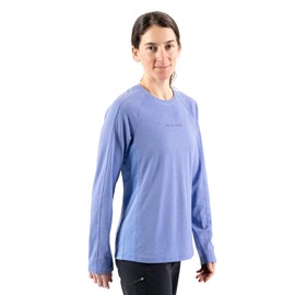 Wild Rye Women’s Holly Jersey, Enduro, MTB & Gravel Biking Long Sleeve Jersey with UPF Protection - Bluebird - 8