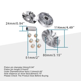GOOFIT Fan Blade Replacement For GY6 49cc 50cc Moped Scooter 139QMA 139QMB