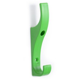 TOUGHOOK Unbreakable Plastic Safety Coat Hooks 10 Pack FERN (Green)