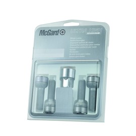 28023SL Wheel Lock Bolts SL (Ultra High Security) M12 x 1,5, radius seat, shaft length 39,9 mm, Overall length 61,8 mm, Hex size 17mm, Key diameter 28,6 mm