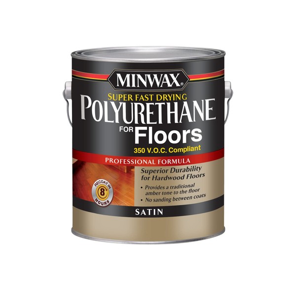 Minwax Super Fast Drying Polyurethane Protective Wood Finish, 350 VOC,
