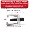 5pcs Front End Service Tool 5-in-1 Ball Joint Separator, Pitman