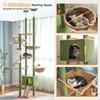 Meowrista Floor to Ceiling Cat Tree Tall Cat Tower with