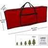 Ram® Red Christmas Tree Storage Bag Fabric Xmas Tree Fabric
