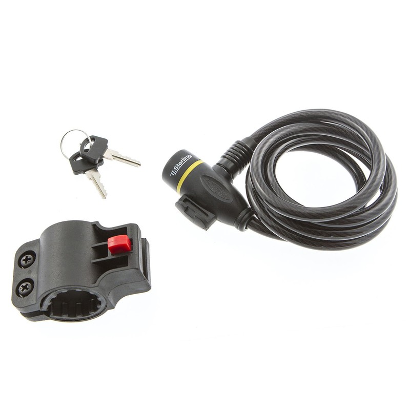 Burg Wachter 0812K 8 mm x 1.2 m Locking Cable,