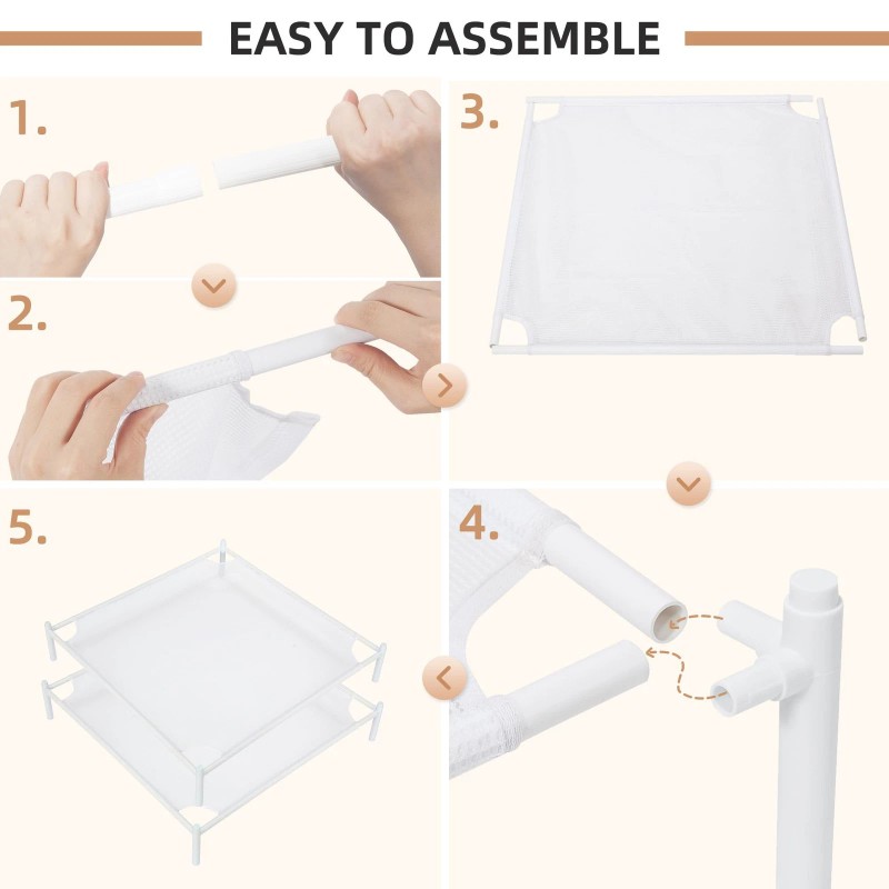 STORAGE MANIAC Sweater Drying Rack, Mesh Clothes Drying Rack, Stackable