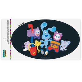 GRAPHICS & MORE Blue's Clues Friend Group Automotive Car Refrigerator Locker Vinyl Euro Oval Magnet