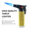 Taughch 5 Pack Butane Torch Lighter Set, Refillable, Jet Flame,Windproof,Adjustable