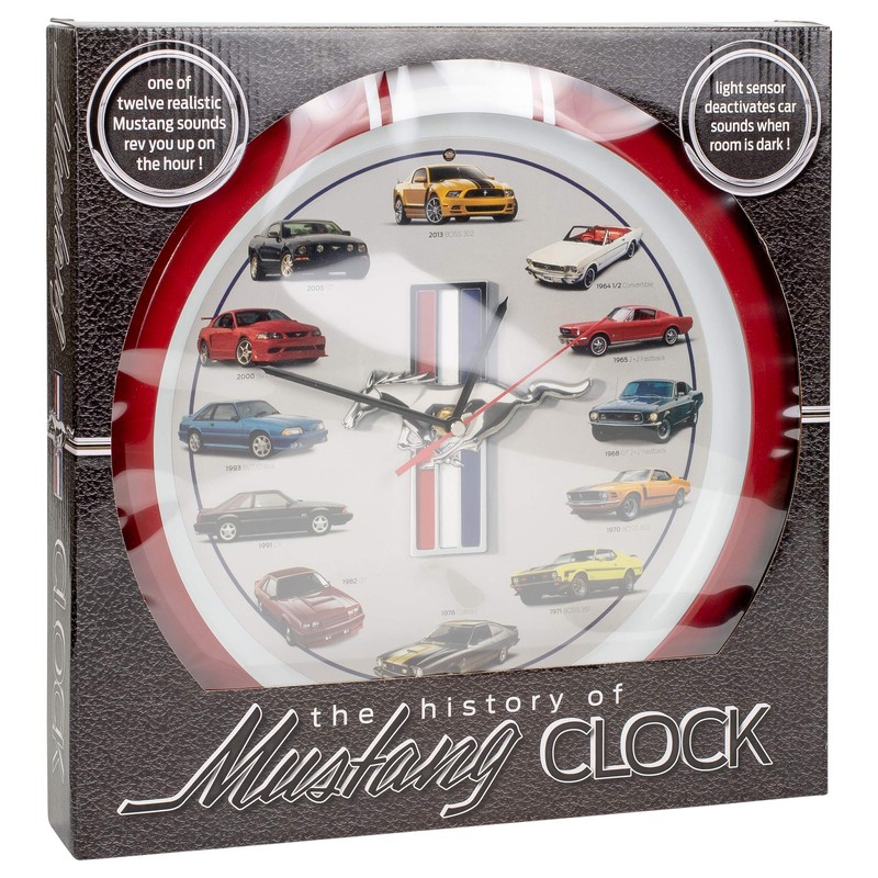 Mark Feldstein & Associates History of Mustang Sound Wall Clock,