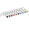20pcs Nose Studs Nose Rings Studs for Women Surgical Hypoallergenic