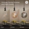 GE Vintage Style LED Light Bulb, 60 Watt, Amber Finish,