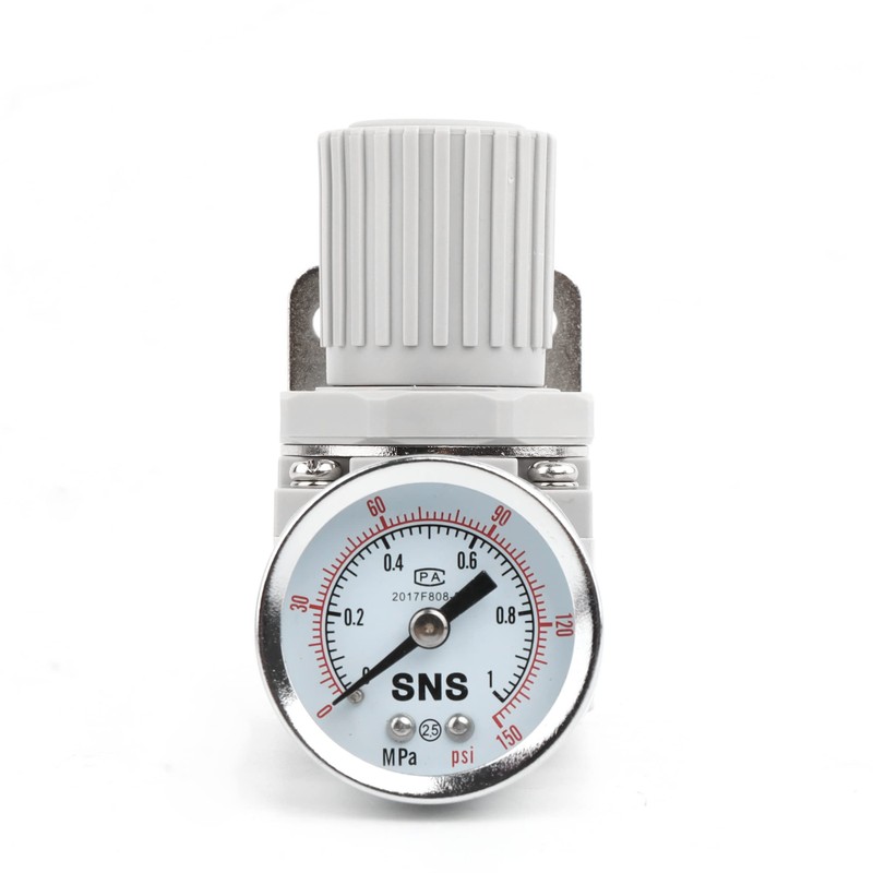SNS Compressed Air Maintenance Unit Regulator 1/4 Inch 0-10 Bar