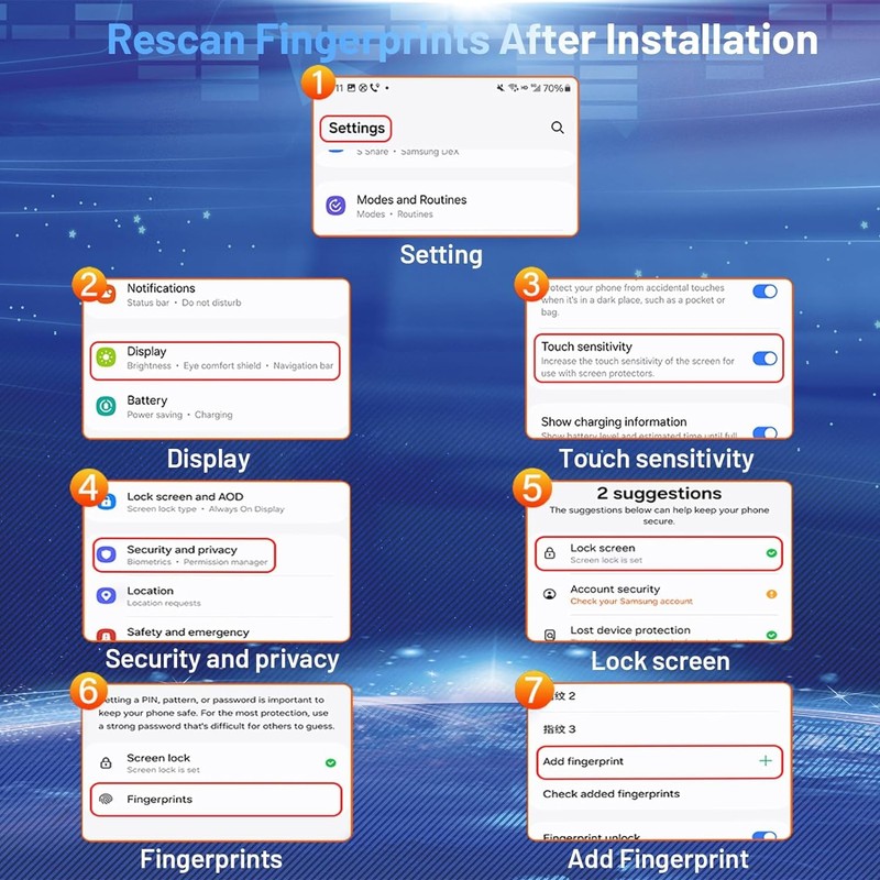 Screen Protector Compatible with S24 Plus