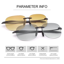 YIMI-Gafas de lectura bifocales AntiBlue Light/ UV400 Sun Readers Far and Near Dual Use para hombres y mujeres Vintage Eyewear 2 paquetes (negro y marrón, 2.00, multiplicador_x)