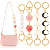 TINKRSTUFF 4Pcs Bag Extender Chain (Multishapes and Pearl) Purse Extender