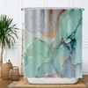 Ulticool Shower Curtain - Marble Green Blue Watercolour - 180