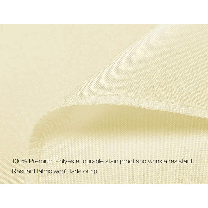 Surmente 17-Inch Polyester Cloth Napkins Linen Dinner Napkins - Set