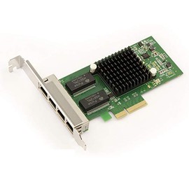 KALEA-INFORMATIQUE 4-Port Gigabit Ethernet Network Controller Card to PCIe x4 Port with Intel I350-T4 Chipset