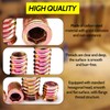 BACSHBY 20 pcs M6x10mm Threaded Insert Nuts - Hex Socket