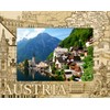 Saddle Mountain Souvenir Austria Germany Laser Engraved Wood Picture Frame