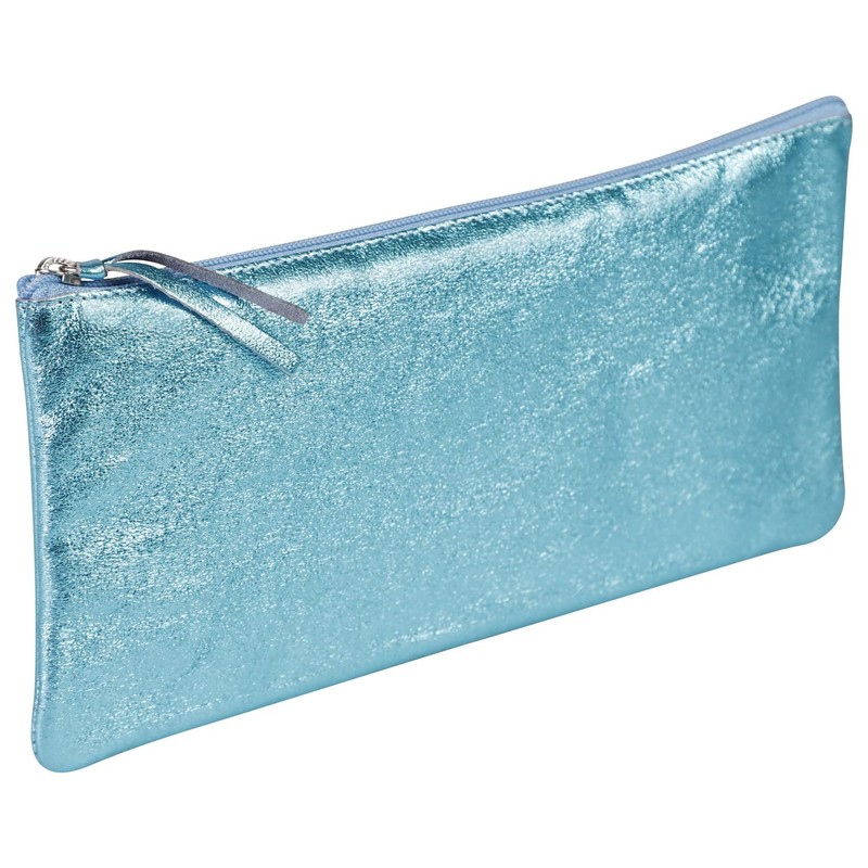 Clairefontaine Miror 410120C Pencil Case Lambskin Leather Flat 11 x