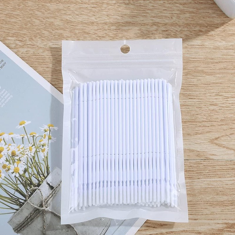 Cepillos de micro aplicador, 100 piezas/bolsa, cepillos desechables para extensión