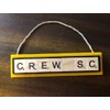 CREW SC Columbus Soccer MLS Christmas Ornament Letters Tiles
