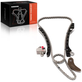 A-Premium 6-PC Engine Timing Chain Kit Compatible with Nissan Versa 2015-2019, Versa Note 2015-2019 - DOHC, L4 1.6L Replace# 130701HC0A, 130853HC1A