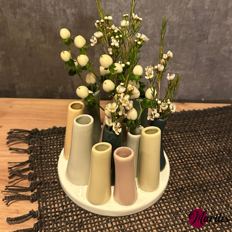 Mariles Vases Set on Base Flower Vases Flower Pot Table