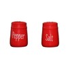 Red Ceramic Salt and Pepper Shaker Set, 2 Ounce Capacity