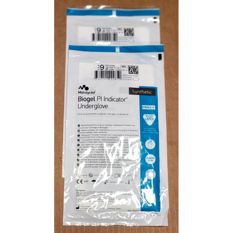 Molnlycke Biogel PI Micro Indicator Surgical UnderGlove Size: 7 1/2,