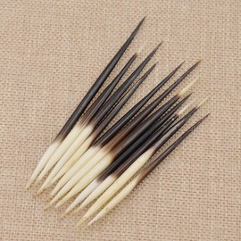 10Pcs Porcupine Quills Hair Stick Indian Crafts Accessories Fishing Buoy DIY 6 7 Sewing Project Kits Arts Crafts, Sewing Project Kits