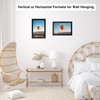 JCJMY 6x10 Picture Frame Black for Wall Hanging or Tabletop,