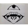 Jujutsu Kaisen Sukuna Mouth Sticker Vinyl Decal Windows, Laptops Waterproof!