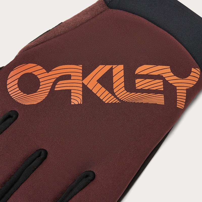 Oakley Mens Seeker Thermal Mountain Bike Gloves, Grenache, Medium