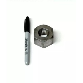 Accurate (1) 1-1/8" -7 Heavy Hex Nut Left Hand Thread Reverse Extra Wide 1.125 1-1/8-7