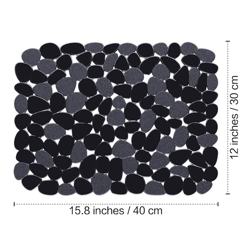 Yolife Pebble Kitchen Sink Mats, PVC Sink Protectors Mat for
