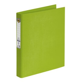 MARBIG(R) 2D PE A4 Linen Ring Binder, 25 mm, Lime