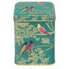 Sara Miller Birds Green Square Tin