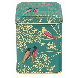 Sara Miller Birds Green Square Tin