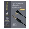 InkPrecision Lightweight RCA Tattoo Clip Cord (6FT, 2Pack) - 90