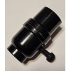Lamp 3-WAY TURN KNOB PHENOLIC LAMP SOCKET WITH LARGE 1/2"