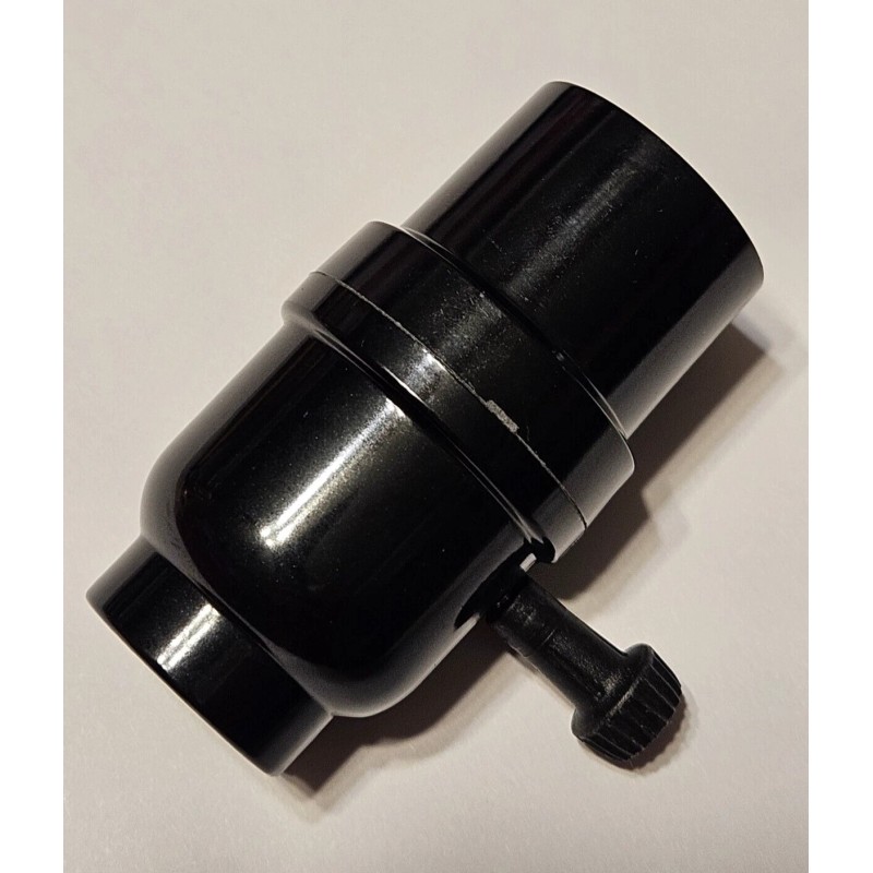 Lamp 3-WAY TURN KNOB PHENOLIC LAMP SOCKET WITH LARGE 1/2"
