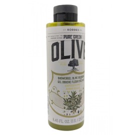 KORRES Pure Greek Olive Shower Gel in Olive Blossom 8.45 fl oz 250 mL