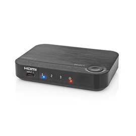 NEDIS HDMI™ Converter 1x USB-C™ / 2x HDMI™ Input 1x HDMI™ Output 1-Way 4K @ 60Hz 18Gbps Anthracite