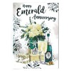 Emerald Anniversary Card 'Happy Emerald Anniversary'