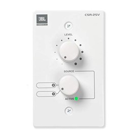 JBL Professional CSR-2SV-WHT Wall Controller with 2-Position Source Selector and Volume Control for CSM-21, CSM-32, White