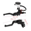 Qiilu Handlebar Motorcycle 22mm, Clutch Levers Brake Master Cylinder Universal